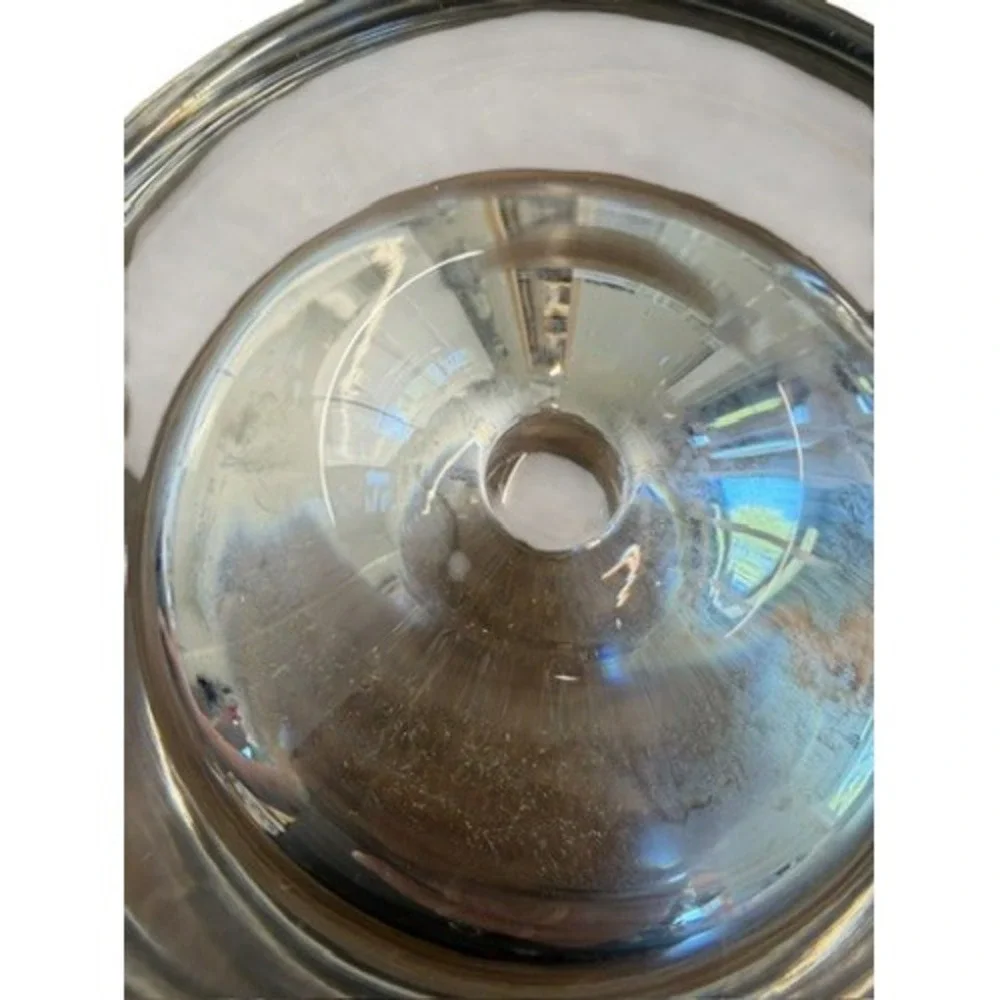 Set of 2 Heavy Base Crystal Whiskey Glasses with Controlled Bubble 3.5in
